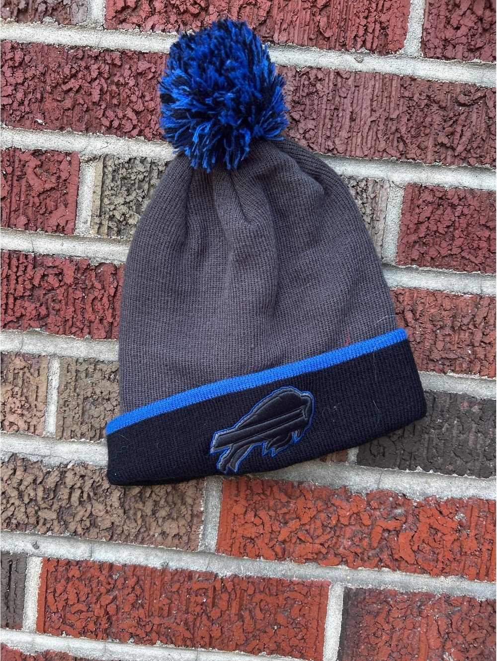 NFL Buffalo Bills Gray Blue and Black Beanie